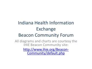 Indiana Health Information Exchange Beacon Community Forum