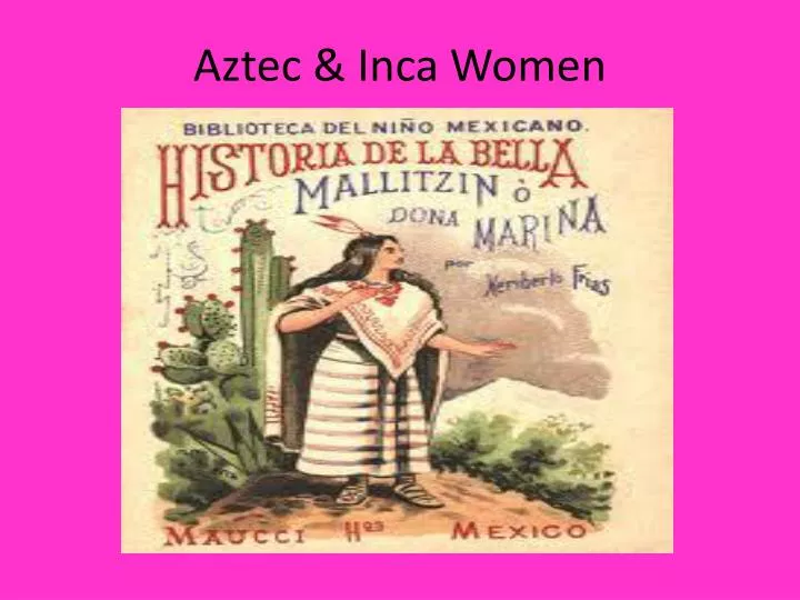 aztec inca women