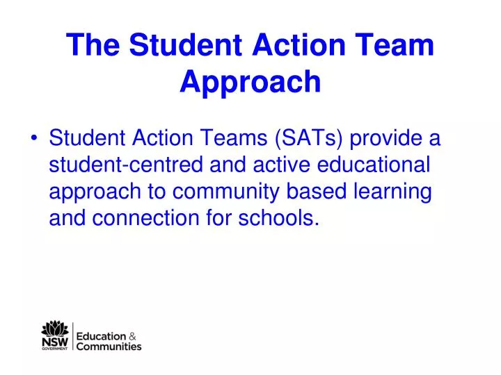 the student action team approach