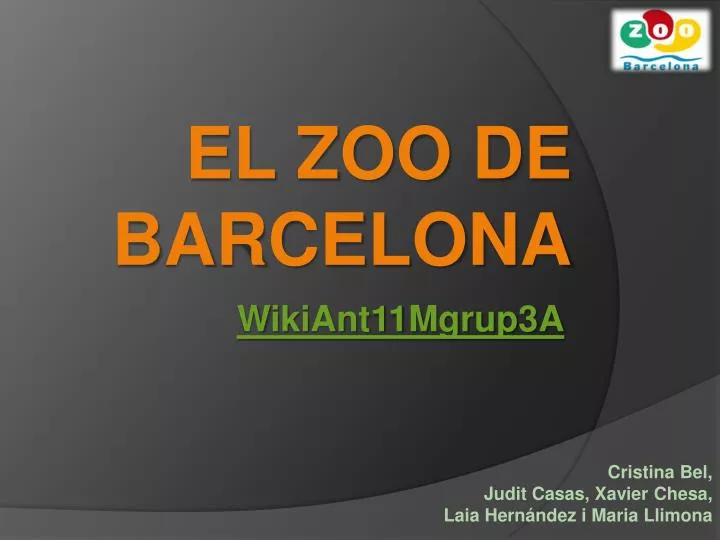 el zoo de barcelona