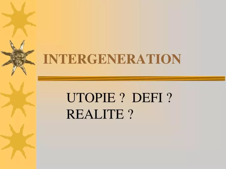 intergeneration