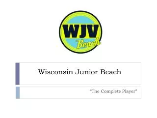 Wisconsin Junior Beach