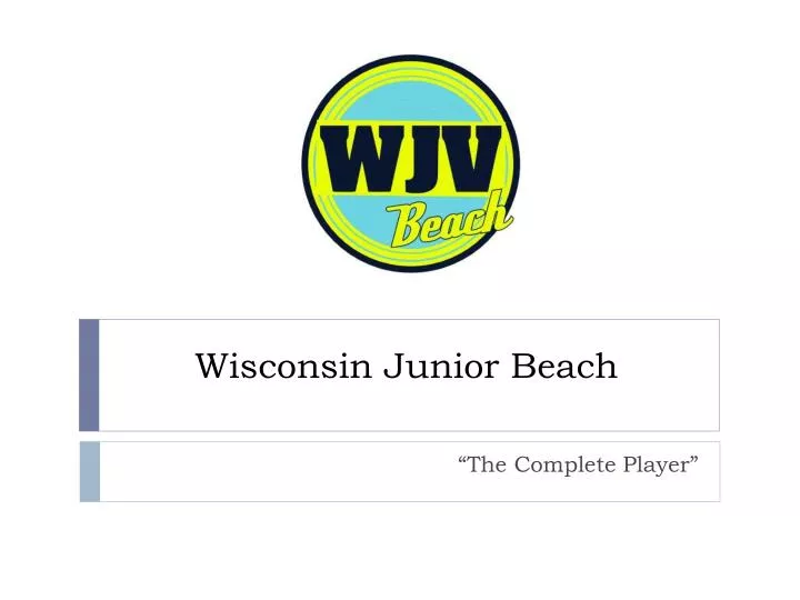 wisconsin junior beach