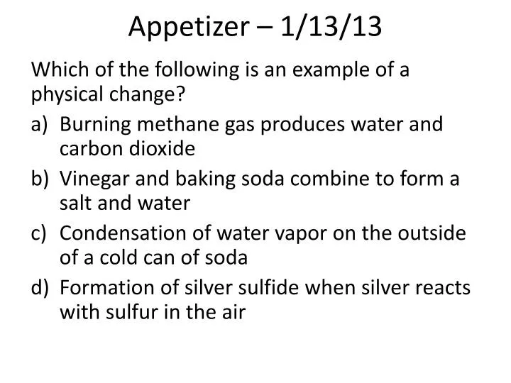 appetizer 1 13 13
