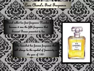Coco Chanel's First Fragrance
