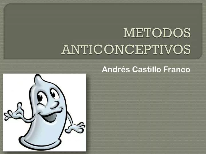 metodos anticonceptivos