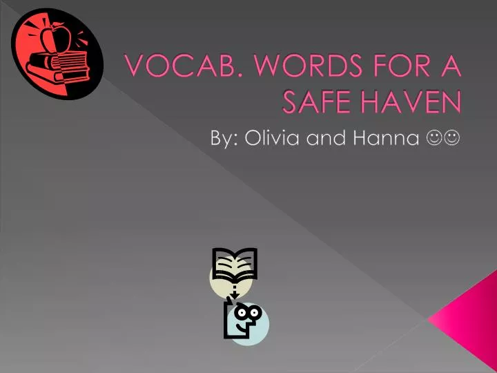 vocab words for a safe haven