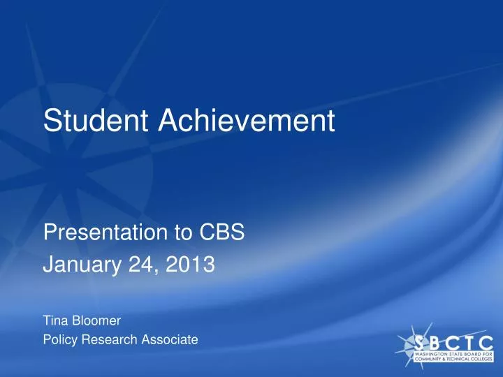 student achievement