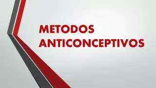 metodos anticonceptivos