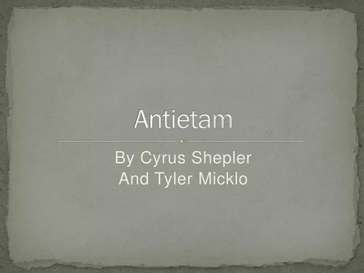 antietam