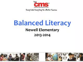 Balanced Literacy Newell Elementary 2013-2014