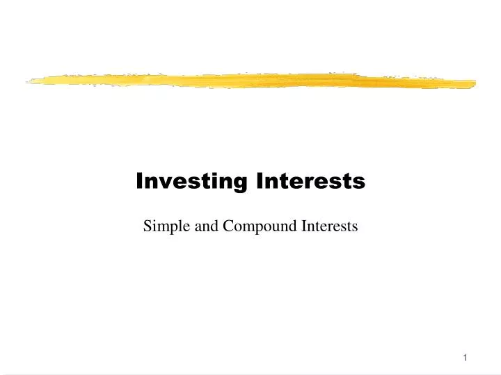 investing interests