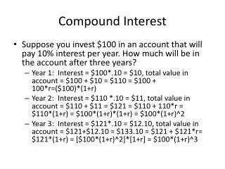 compound interest