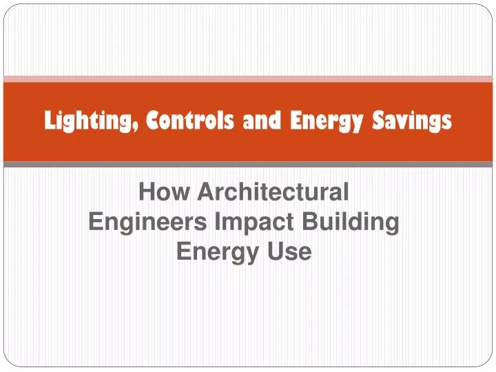 lighting controls and energy savings