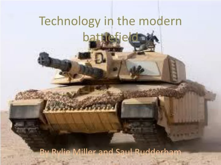 technology in the modern battlefield