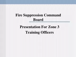 Presentation For Zone 3 Training Officers