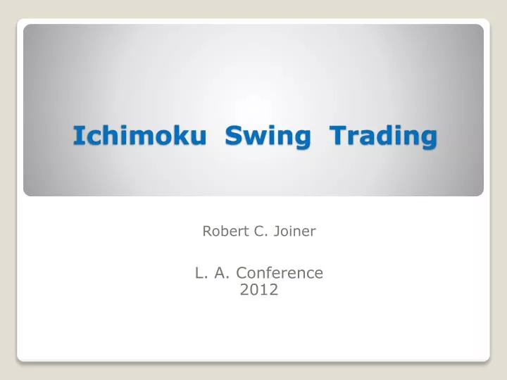 ichimoku swing trading