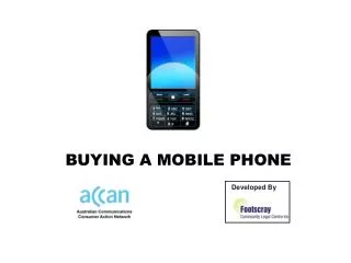 BUYING A MOBILE PHONE