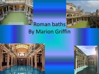 Roman baths By Marion Griffin
