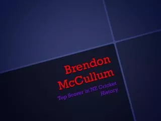 Brendon McCullum