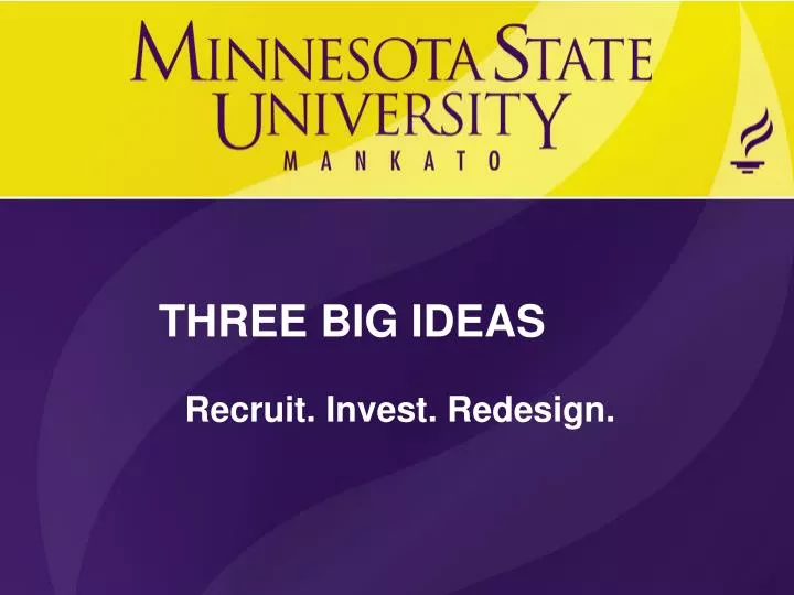 three big ideas