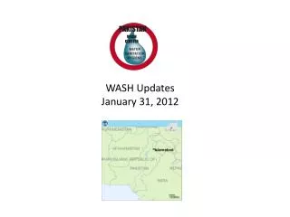 WASH Updates January 31, 2012