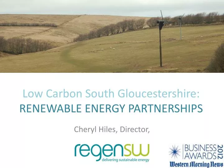 low carbon south gloucestershire renewable energy partnerships