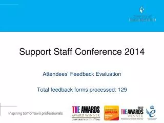 Support Staff Conference 2014