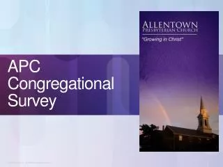APC Congregational Survey