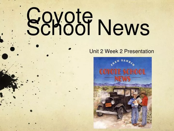 coyote school news