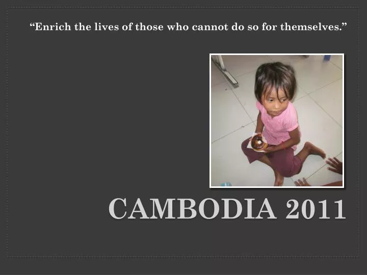 cambodia 2011