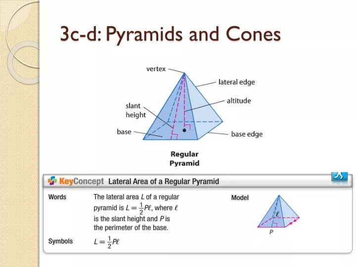 3c d pyramids and cones