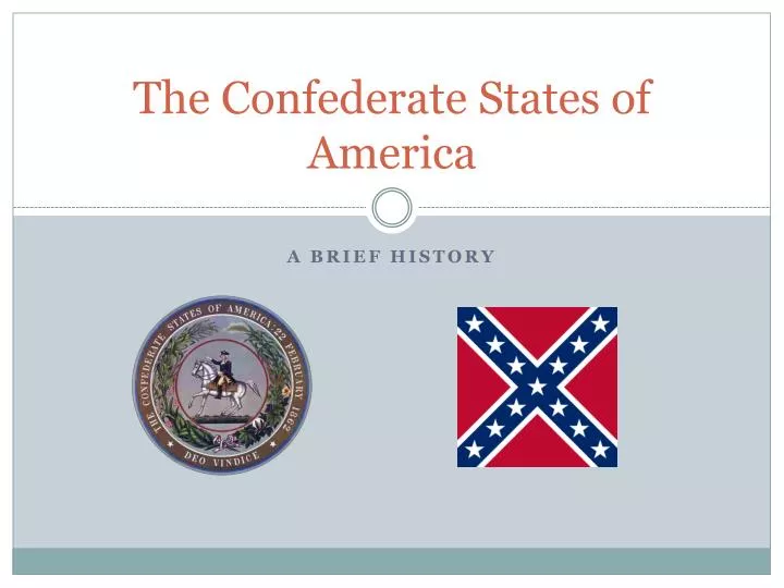 the confederate states of america