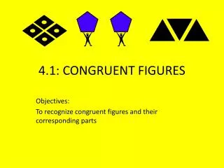 4.1: CONGRUENT FIGURES