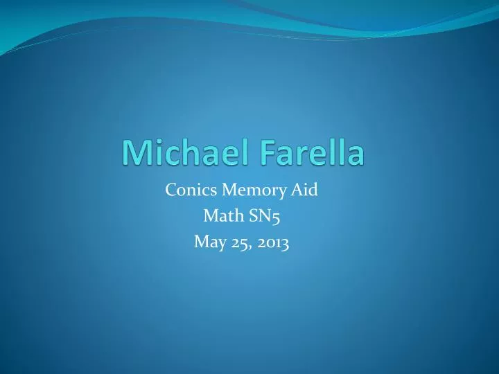 michael farella