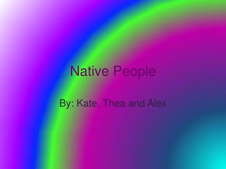 native people