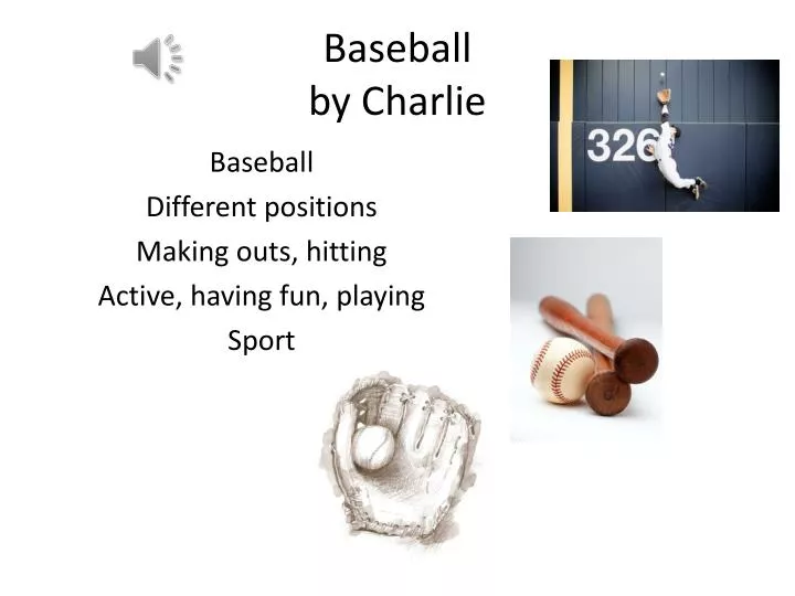 baseball by charlie
