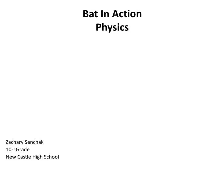 bat in action physics