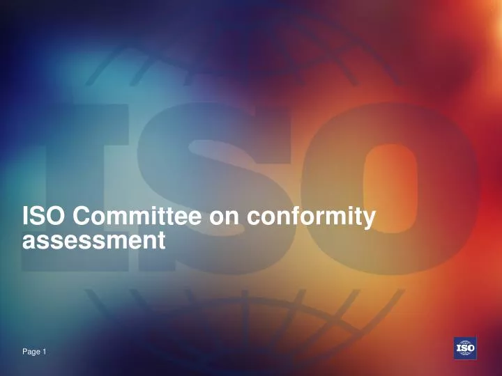 iso committee on conformity assessment