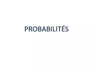probabilit s
