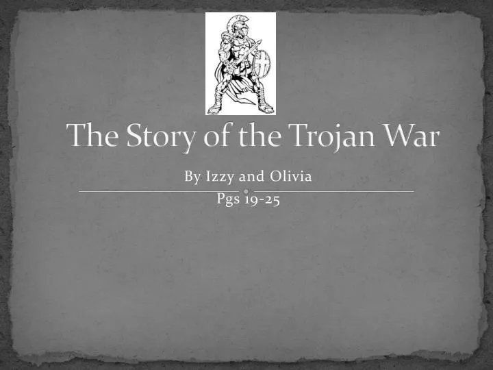 the story of the trojan war