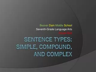 beaver dam middle schoo l seventh grade language arts house red