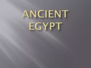 ancient egypt