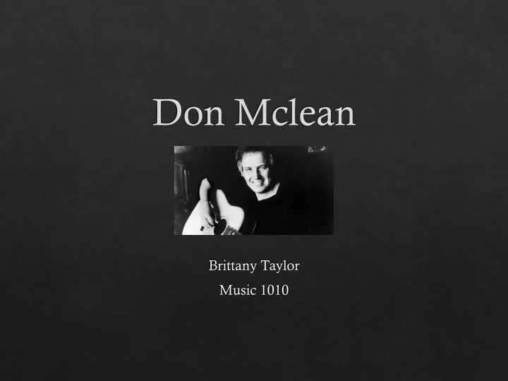 don mclean