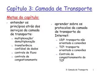 cap tulo 3 camada de transporte
