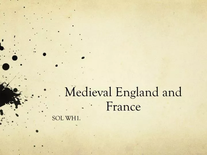 medieval england and france