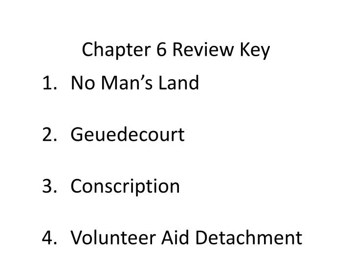chapter 6 review key