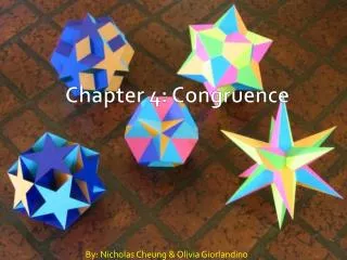 Chapter 4: Congruence