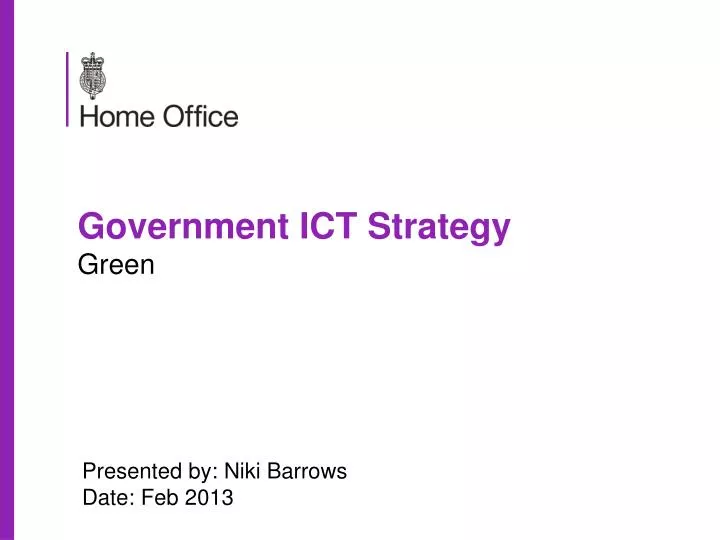 government ict strategy green