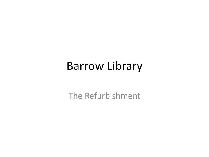 barrow library